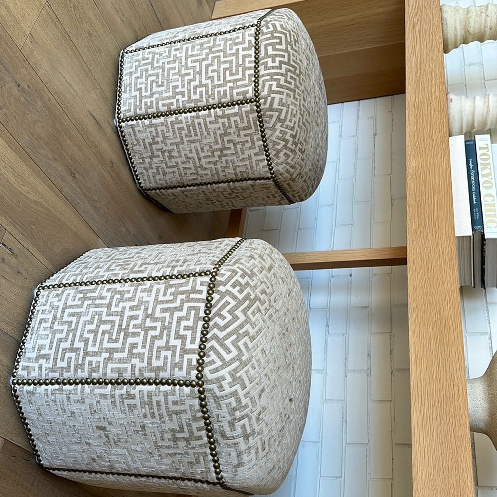 Mitchell Gold and Bob Williams Stools